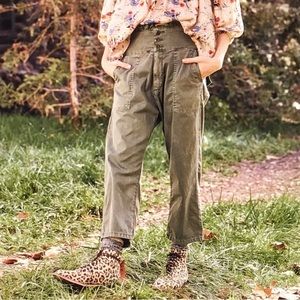 THE GREAT ruffles army pants size 25